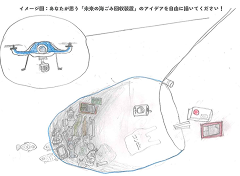 子どもたちが考えた海ごみ回収装置５