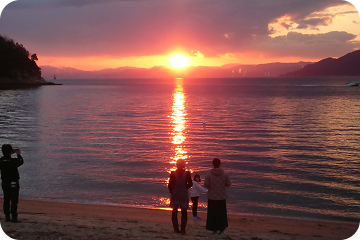 江田島の夕焼け