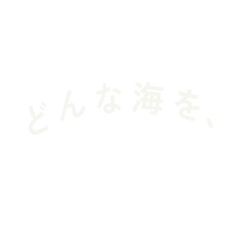 どんな海を、